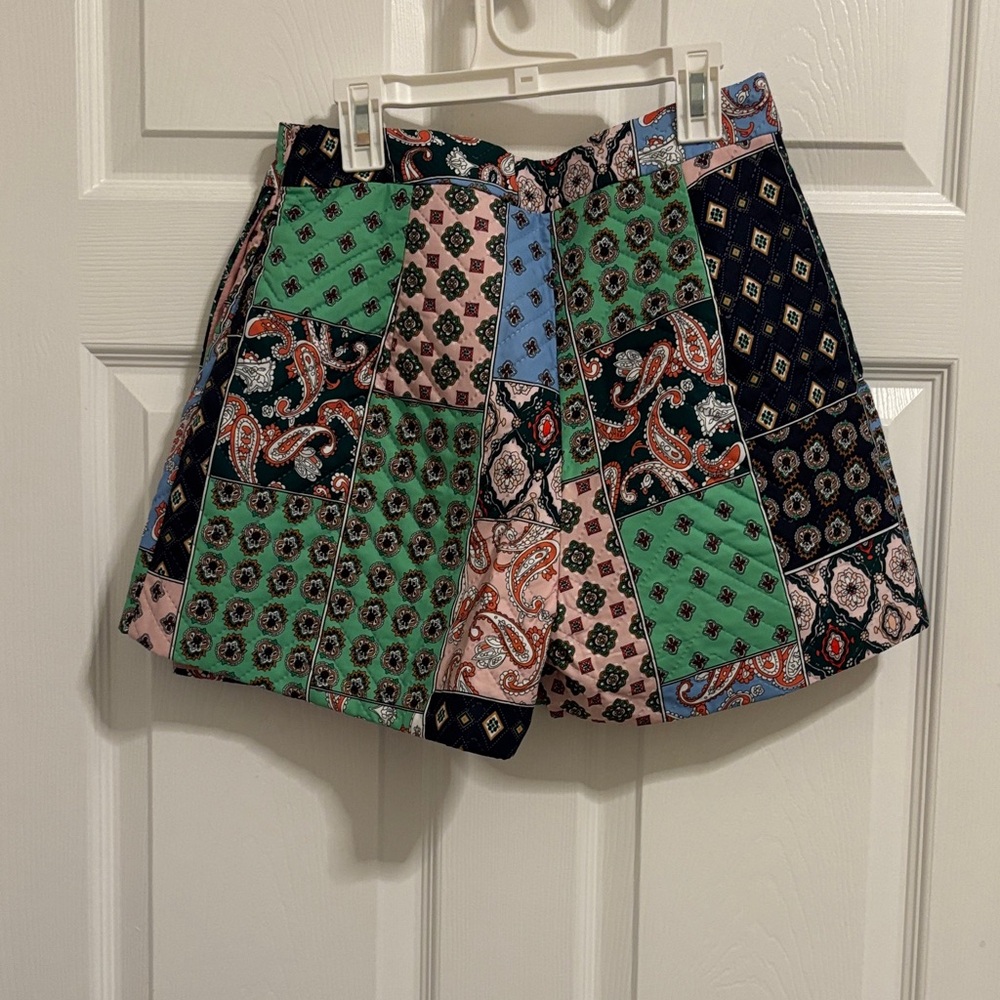 Colorful Patchwork Skort - image 4